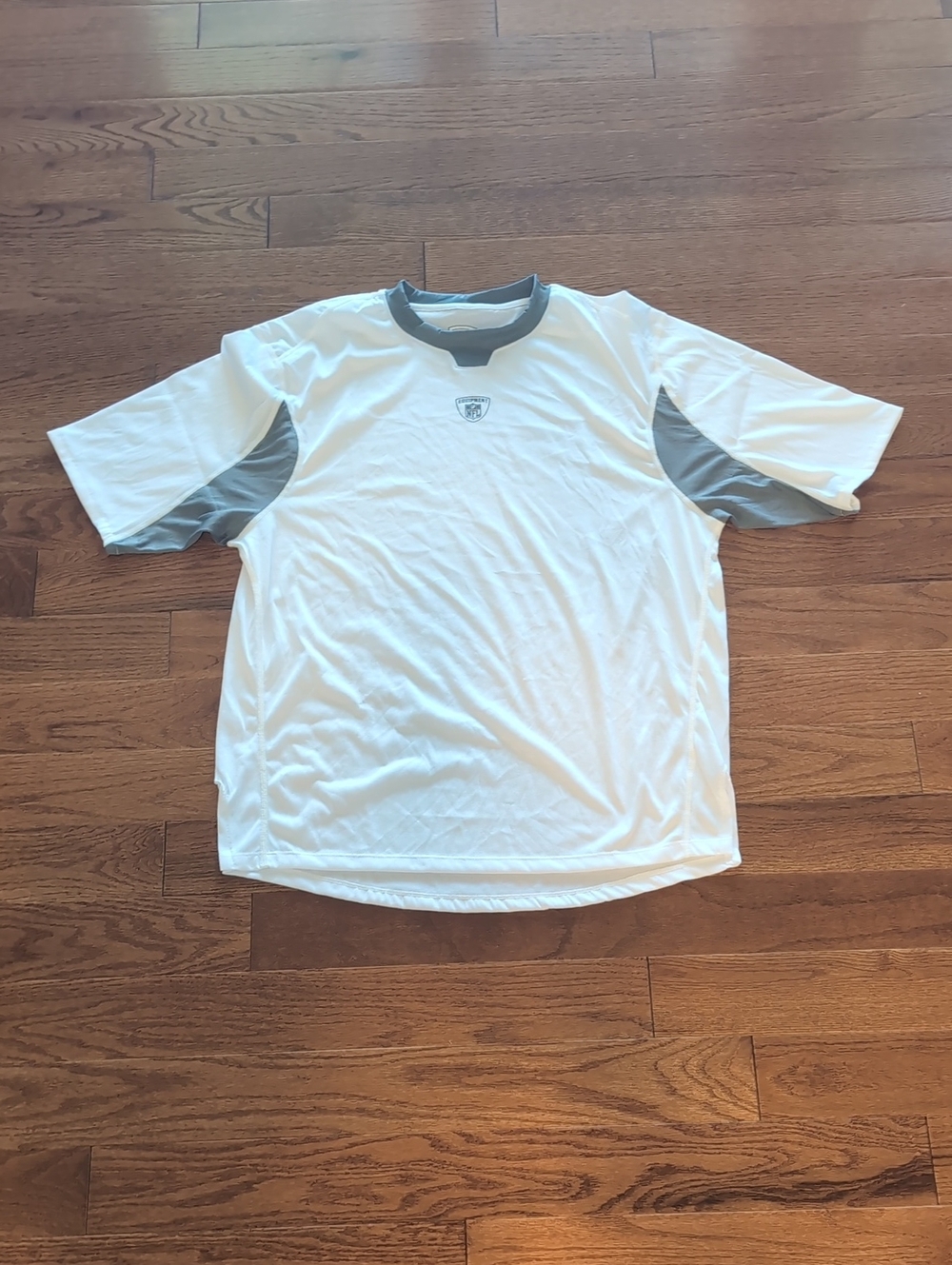 NFL White and Gray Short-Sleeve Performance Jersey